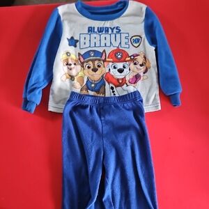 5/$10 Nickelodeon Paw Patrol Pajama Set Blue